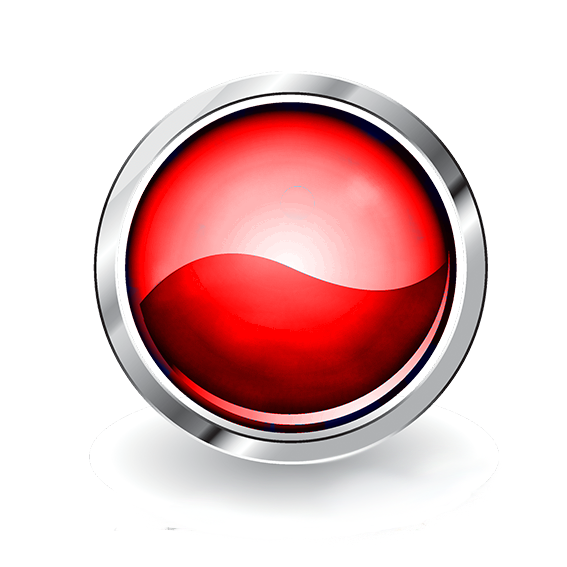 red metallic button with shade